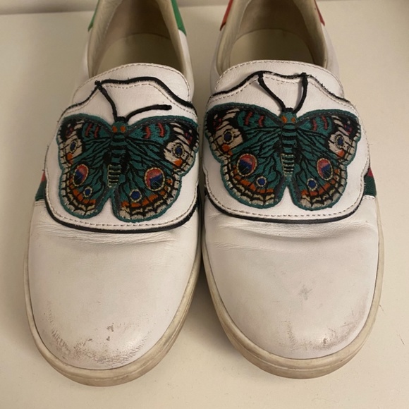 SOLD Gucci Butterfly Aces Kids Sneakers - Picture 2 of 10